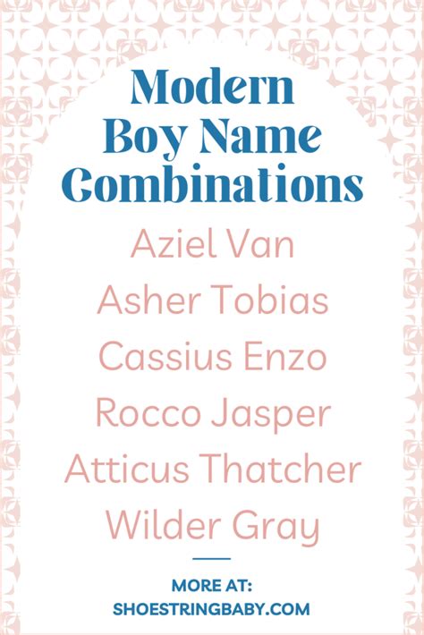 113 Striking Name Combinations For Baby Boys