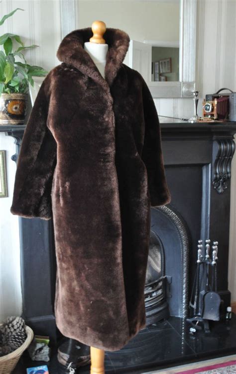 vintage 1940 s lined fur coat sheared beaver vintage coat coat fur coat