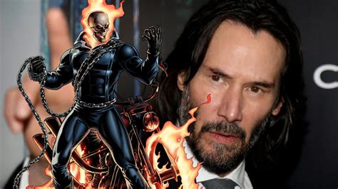 Marvel Fanart Convierte A Keanu Reeves En El Nuevo Ghost Rider