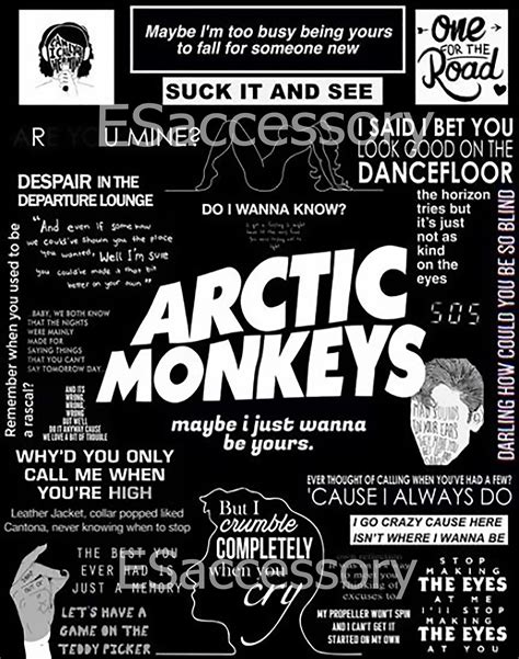 Arctic Monkeys Poster Printable Digital Poster Wallart High Resolution