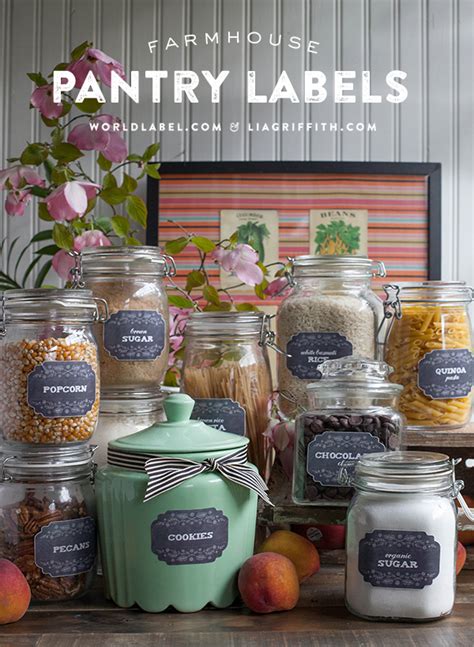 Farmhouse Pantry Labels For You To Edit And Print Free Printable
