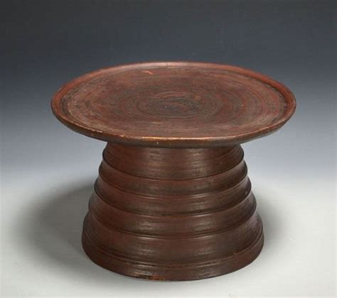Rare And Unusual Antique Round Korean Soban Tea Table Item 1372019