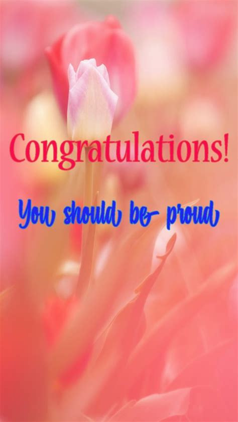 Congratulations For Promotion Images With Tulips Background Hd