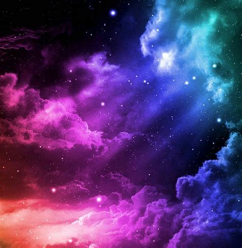 Galaxy Wallpaper Abstract Wallpaper Nebula Rainbow Sky
