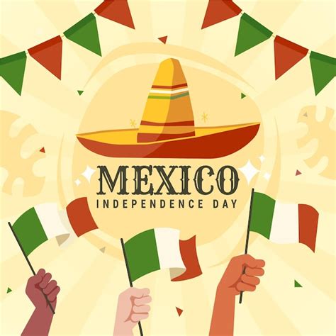 Premium Vector Mexico Independence Day Concept