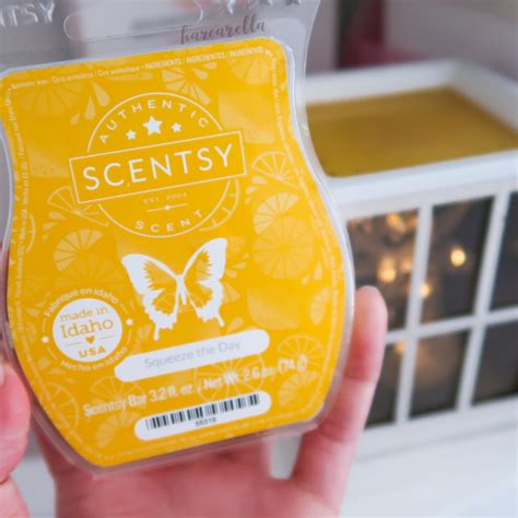 Review Scentsy Squeeze The Day Wax Melt Hazearella