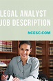 Legal Analyst Job Description - What Does a Legal Analyst Do?