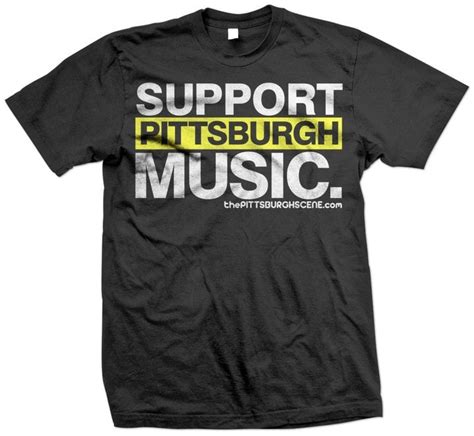 The Pittsburgh Scene — Support Pittsburgh Music T Shirt