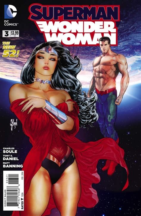 Superman Wonder Woman 3 Guillem March Cover Superman Wonder Woman 2013 Series Dc Comics