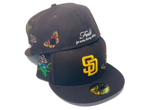 Felt San Diego Padres Brown 59fifty New Era Fitted Hat Sports World 165