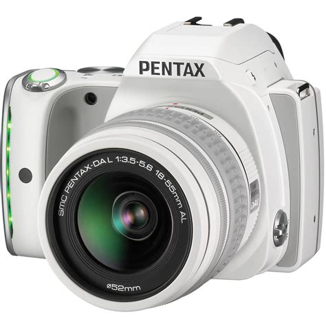 Pentax K S1 Dslr Camera With 18 55mm Lens White 06459 Bandh