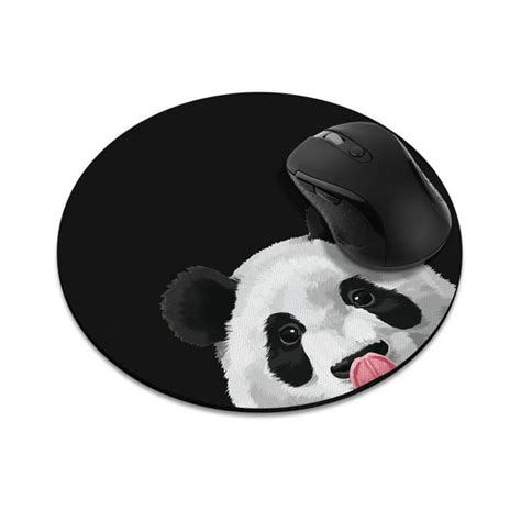 Fincibo Round Standard Mouse Pad Baby Panda Bear