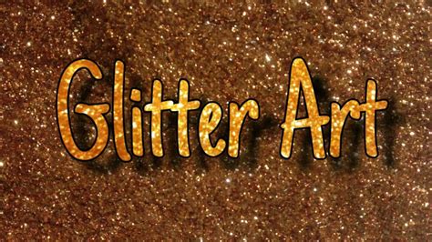 Glitter Painting Glitter Art Glitter Work Youtube