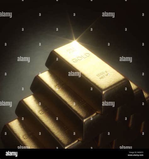 1000 Gram Gold Bar Stock Photo Alamy