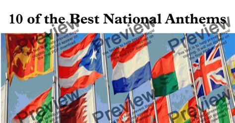 10 Of The Best National Anthems For Brass Quintet Download Pdf File