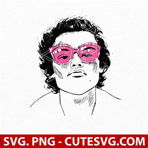 Harry Styles Face SVG, Harry Styles SVG, Singer SVG, PNG, Cut files for