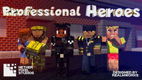 Professional Heroes Skin Pack By Netherpixel Minecraft Skin Pack