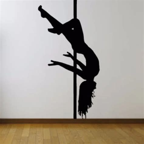 New Wall Vinyl Sticker Room Decal Mural Design Strip Sexy Girl Pole Dance 22inx35in In Wall