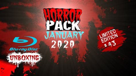 Horror Pack January 2020 Blu Ray Unboxing Youtube