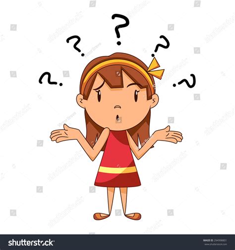 Puzzled Woman Clipart