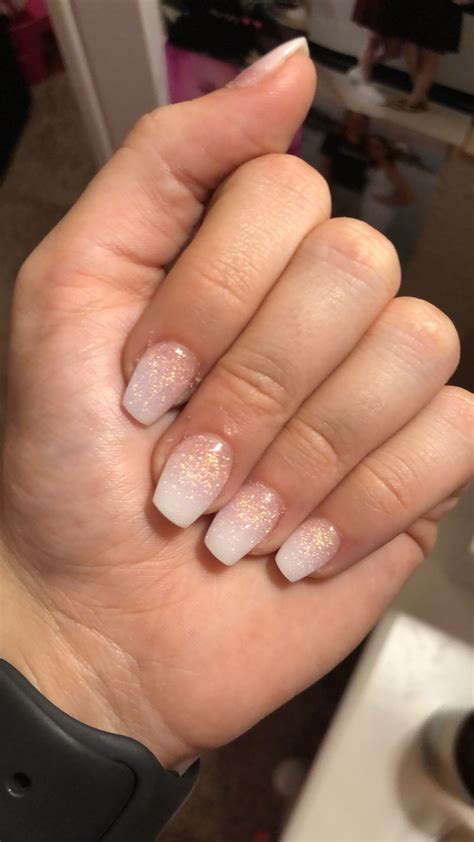 Ombré Sparkle Nails Nails Faded Nails French Fade Nails