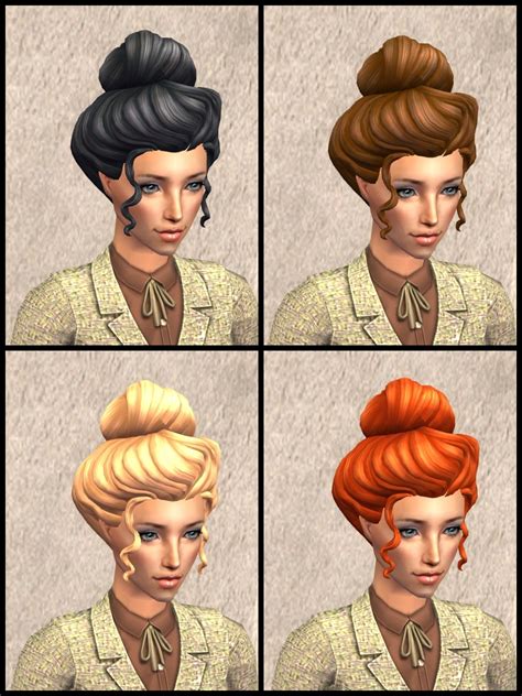 Theninthwavesims The Sims 2 Ts4 Get Famous Victorian Hair For The Sims 2