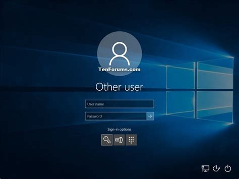 Windows 10 Login Screen Does Not Show Other User Accounts Lodge State