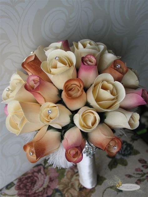 wooden rose bridal bouquet rose bridal bouquet bridal bouquet wooden roses