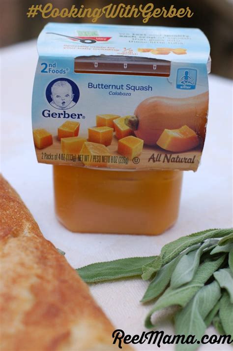 Continue your baby's love of veggies with gerber 2nd foods butternut squash baby food. Butternut squash soup with sage crostini