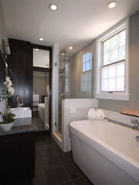 Bathroom tile design, brown tile. 35 dark brown bathroom floor tile ideas and pictures