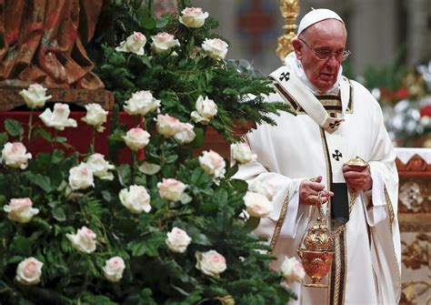 Pope Celebrates Midnight Christmas Eve Mass At The Vatican Cbs News