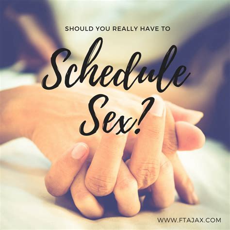 should you really have to schedule sex individual relationship
