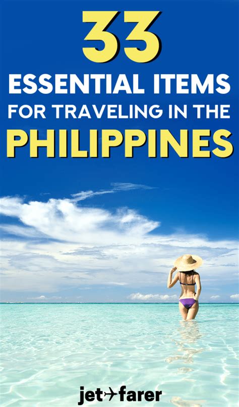The Ultimate Philippines Packing List 33 Essential Items For Philippines Travel