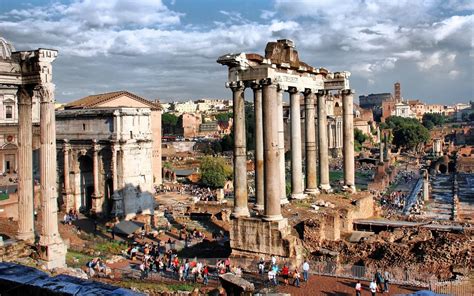 Roman Forum Wide Wallpaper Travel Hd Wallpapers