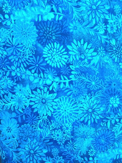 Turquoise Fabric By The Yard Blue Fabric By The Yard Aqua Fabric