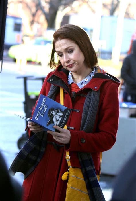 Ellie Kemper On The Set Of ‘unbreakable Kimmy Schmidt In New York 01112017 Hawtcelebs