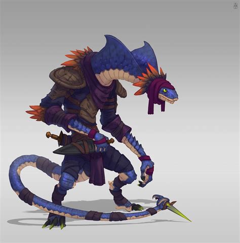 Artstation Lizards Alexander Trufanov Concept Art Characters