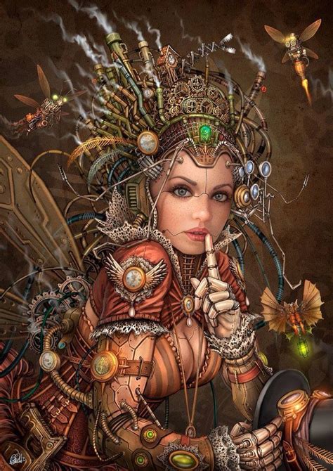 Very Cool Steampunk And Vintage Steampunk Fairy Steampunk Fairy Art