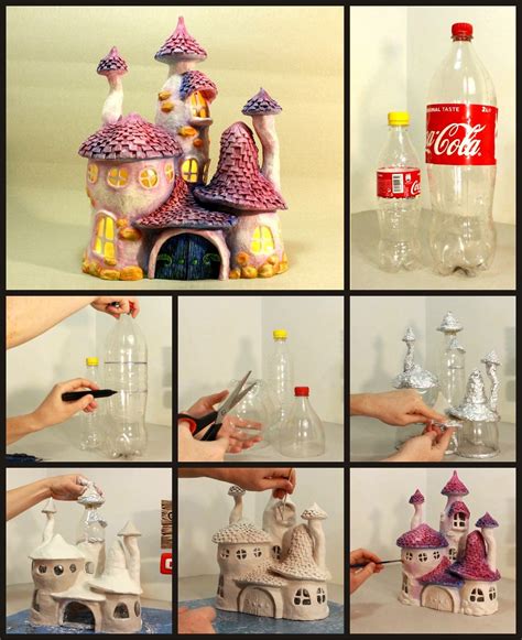 Diy Whimsy Fairy House Lamp Using Coke Plastic Bottles Fairy House