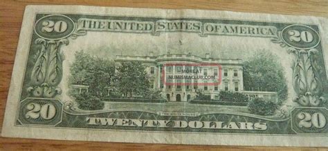 1950 D Andrew Jackson 20 Dollar Bill Federal Note Us Currency Small Twenty