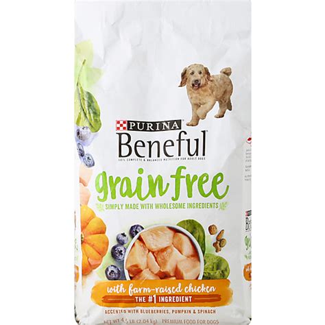 Purina Beneful Grain Free Natural Dry Dog Food Grain Free With Real