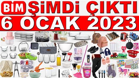 BİM 6 OCAK 2023 KATALOĞU BİM AKTÜEL EV MUTFAK GEREÇLERİ TEK FİYAT