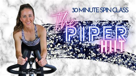Minute Spin Class The Piper Hiit Indoor Cycling Workout Youtube