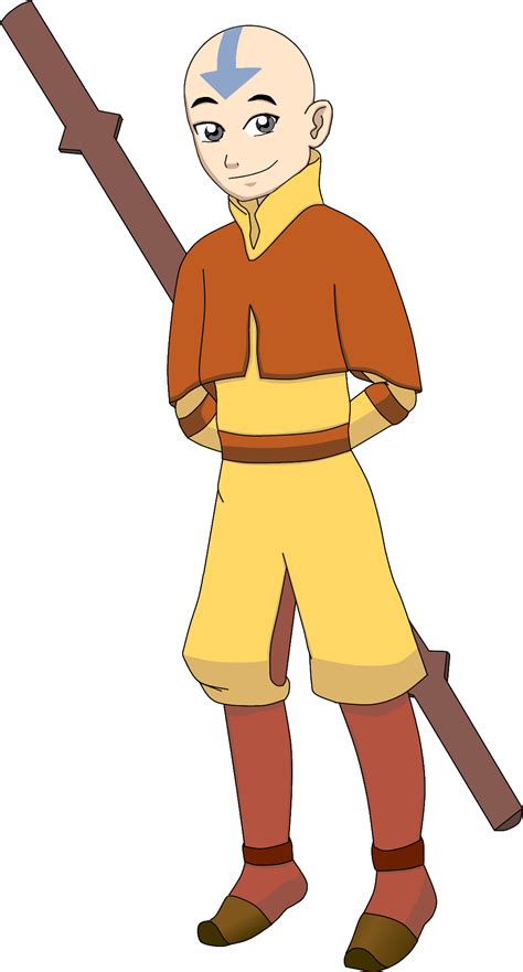 Aang Fan Art Aang Transparent Background Png Clipart Hiclipart Images