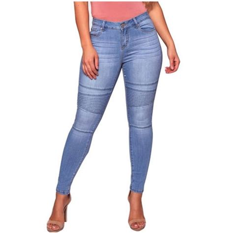 Skinny Jeans For Women Stretchy Tight Butt Lifting High Waisted Denim Pants Leggings Jean