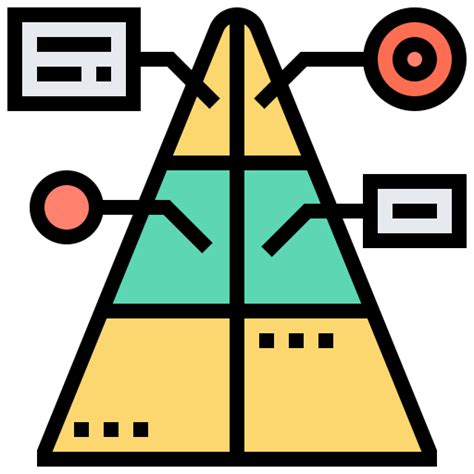 Pirámide Iconos Gratis De Negocios Y Finanzas