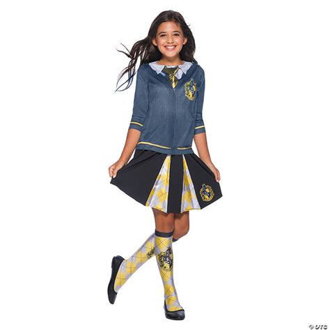 Hufflepuff Harry Potter Girls Child Wizard Uniform Costume Top Costumes