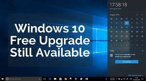 Free Windows 10 Upgrade Still Available With Windows 7 And 81 Keys