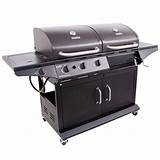 Images of Stainless Steel Gas Charcoal Grill Combo