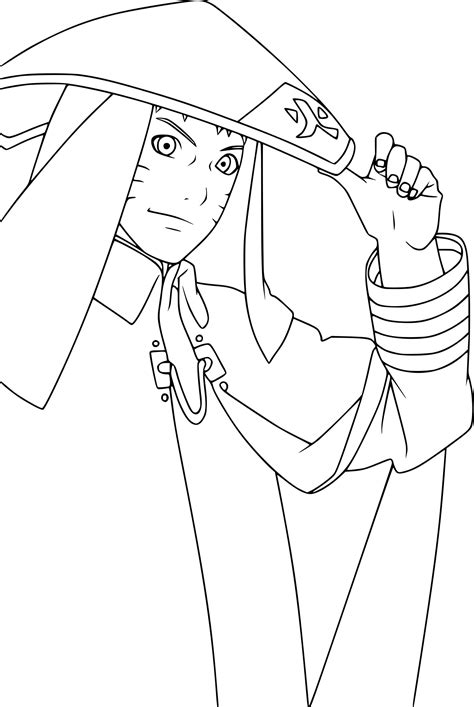 How To Draw Hokage Coloring Page Trace Drawing In 2021 Naruto Drawings